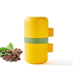 Kaffeezubereiter Set „BoB“, gelb, 200ml Becher
