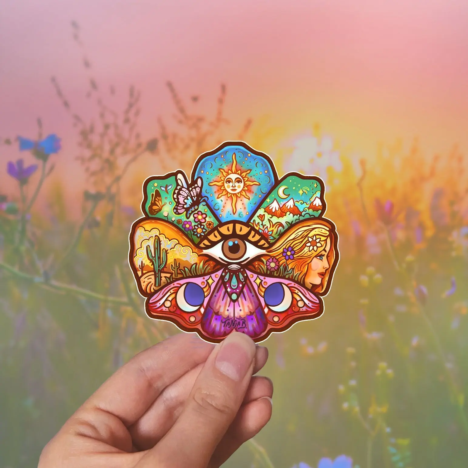 Flower Eye - Sticker