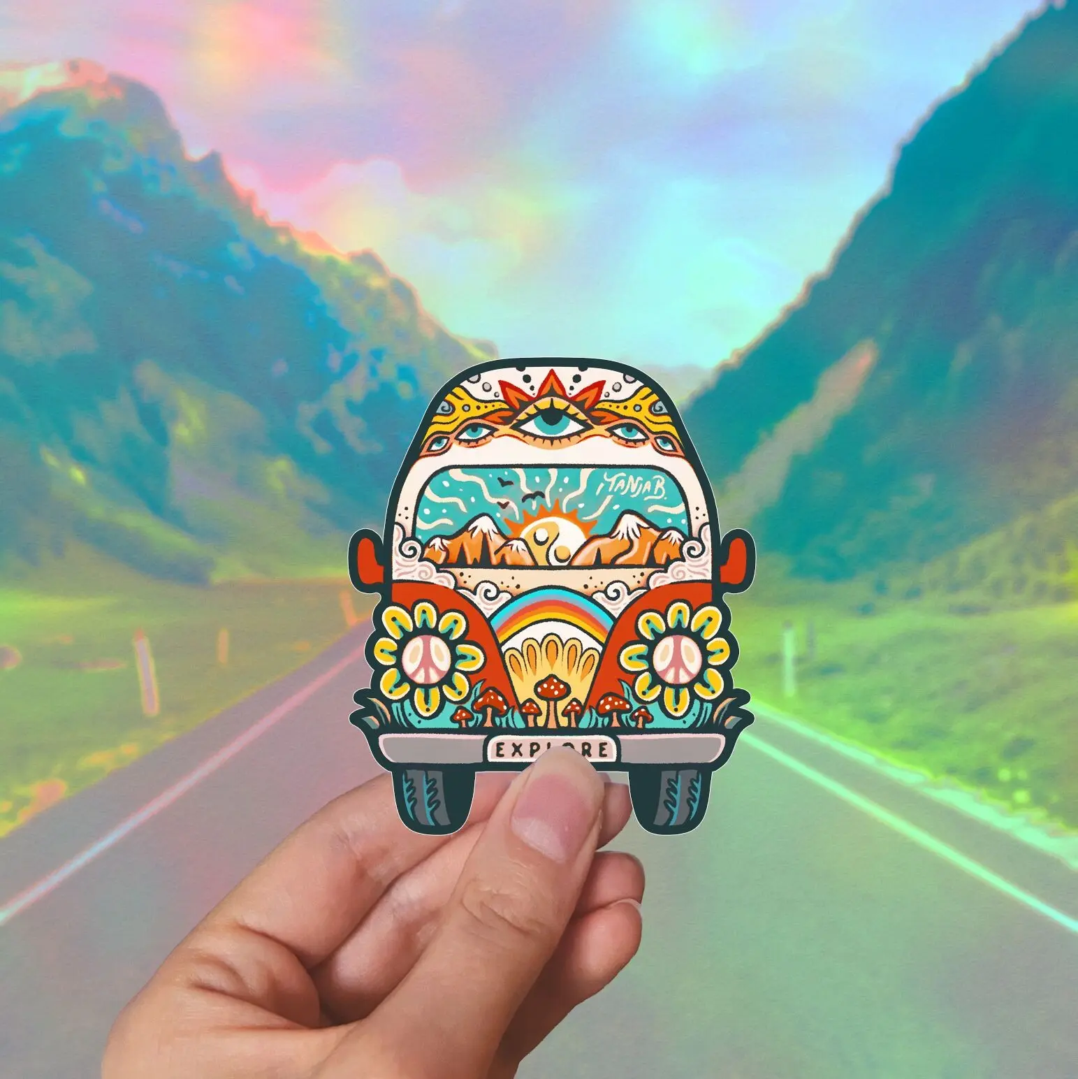 Explore Van - Sticker