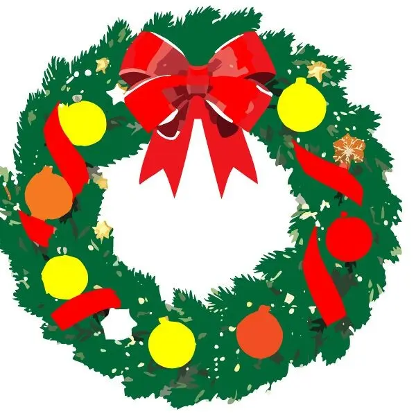 CCA162-CHRISTMAS WREATH