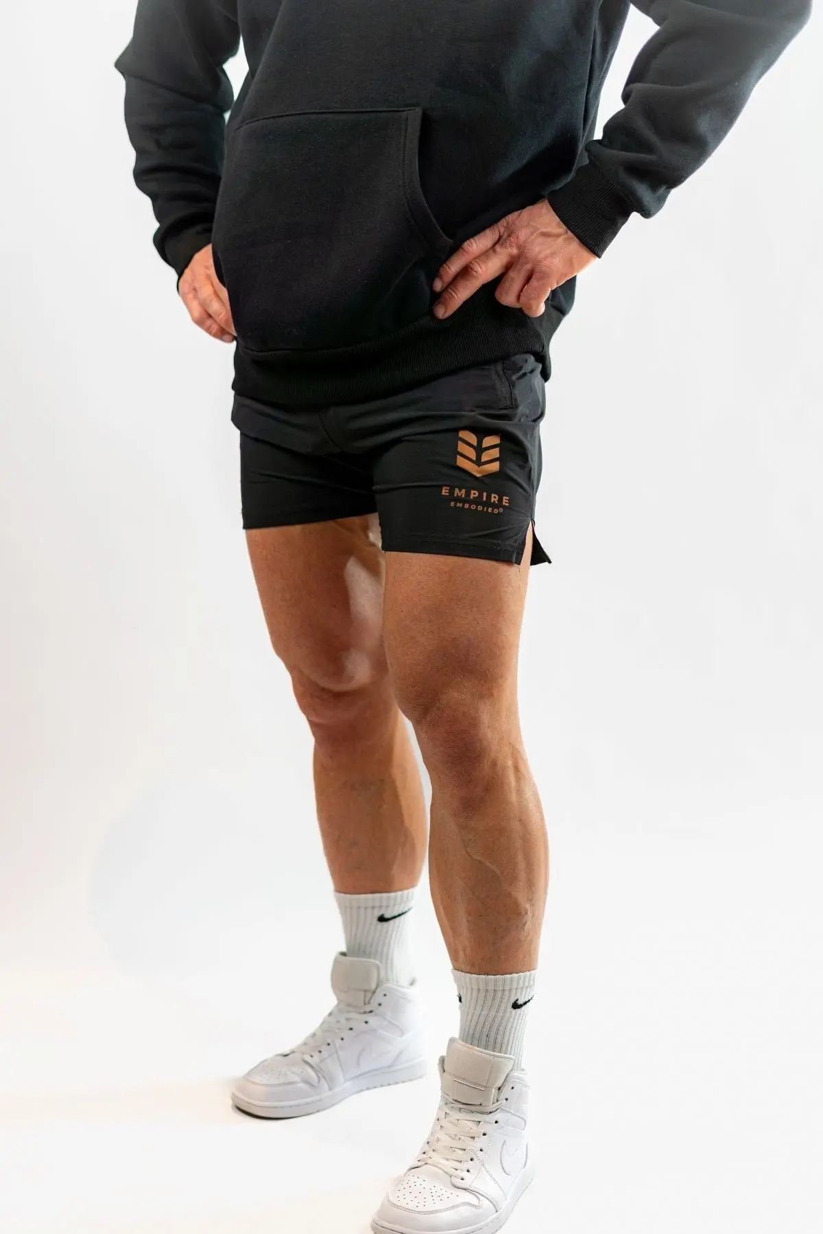 Pantalón corto deportivo Hercules para hombre fabricado con poliéster reciclado