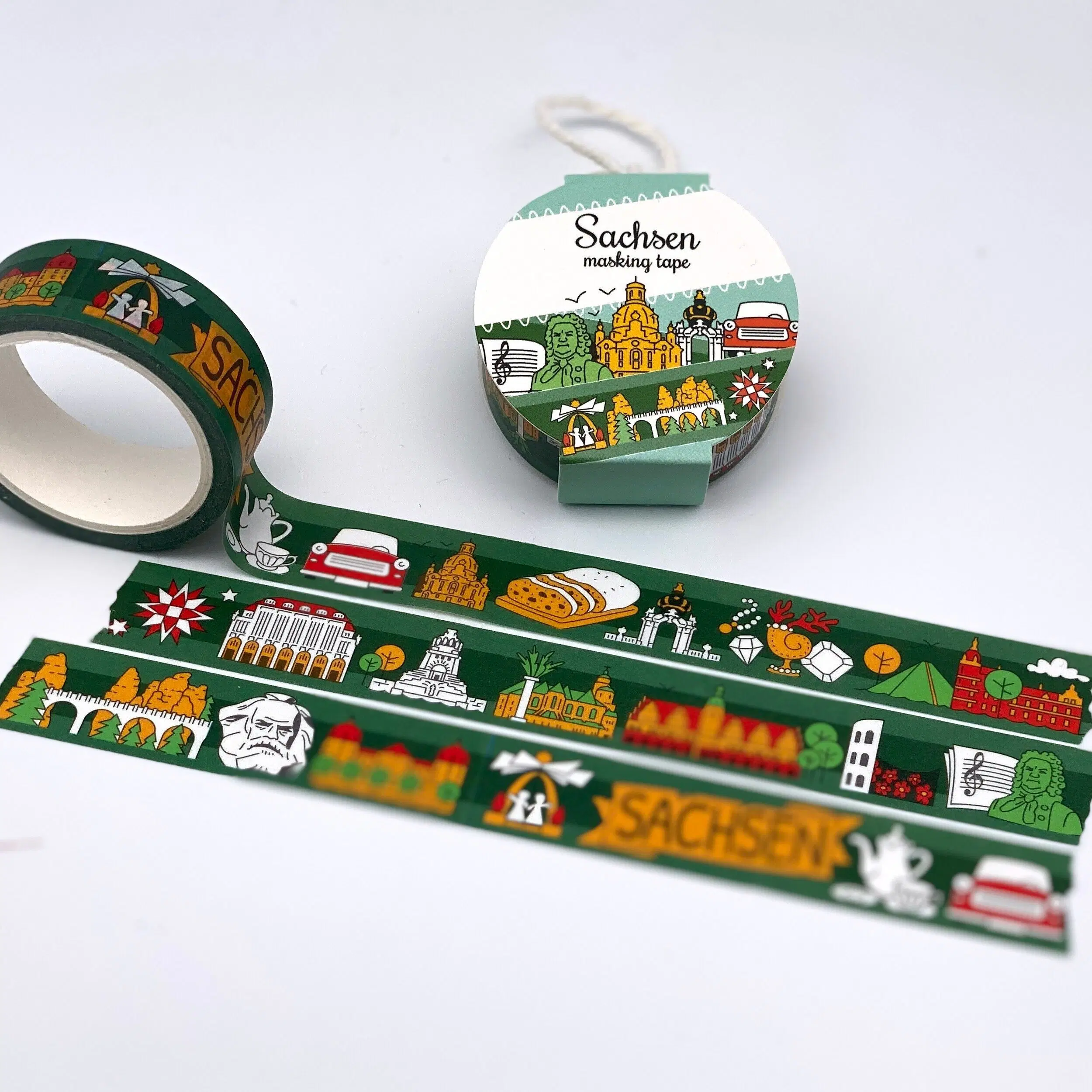 SACHSEN City Tapes - Washi Tape / Masking Tape