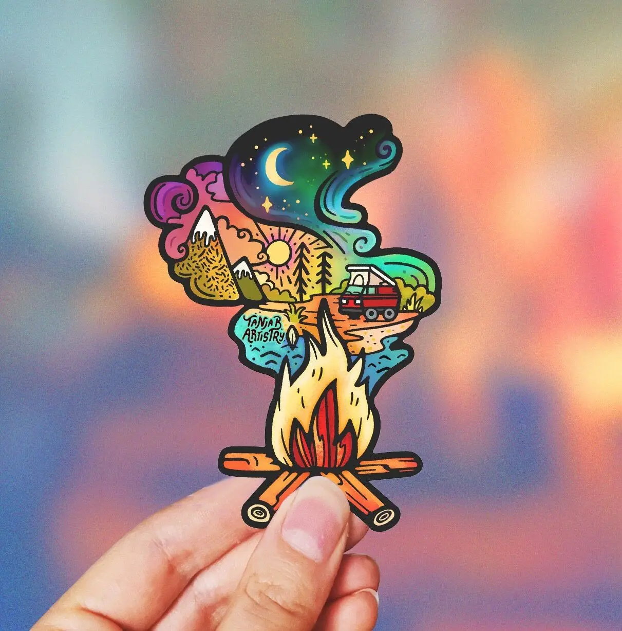 Bonfire Nights - Sticker
