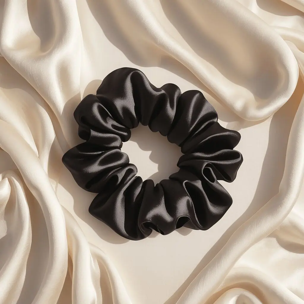Satin scrunchie