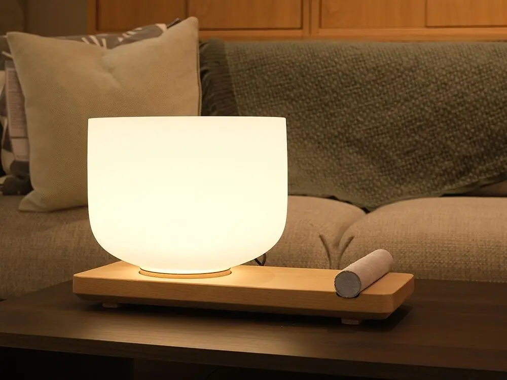 ZENLUMEN mit 10'' Klangschale - Die Tischlampe für Entspannung und Konzentration [ Weihnachtsgeschenk ]