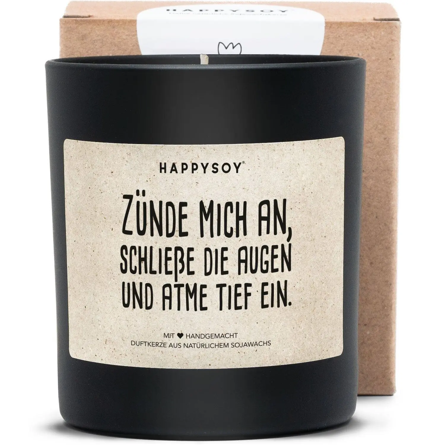 Scented candle - Light me, close your eyes and breathe deeply
