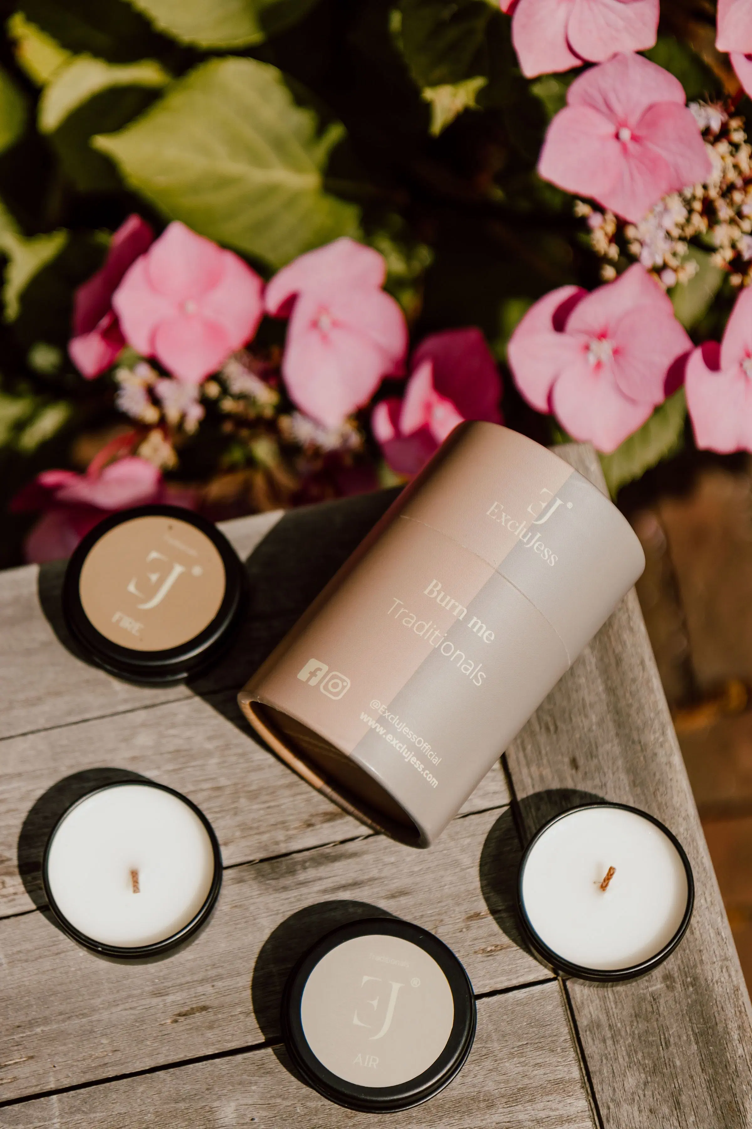 ExcluJess - scented candles - Traditionals - Gift try Box