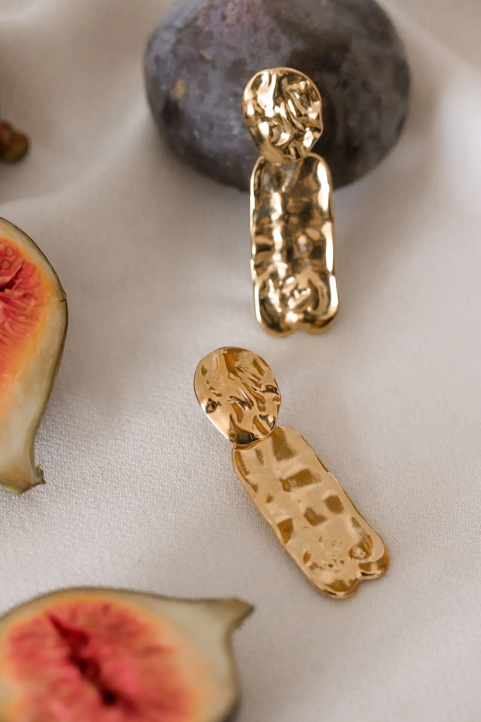 Bianca gold earrings