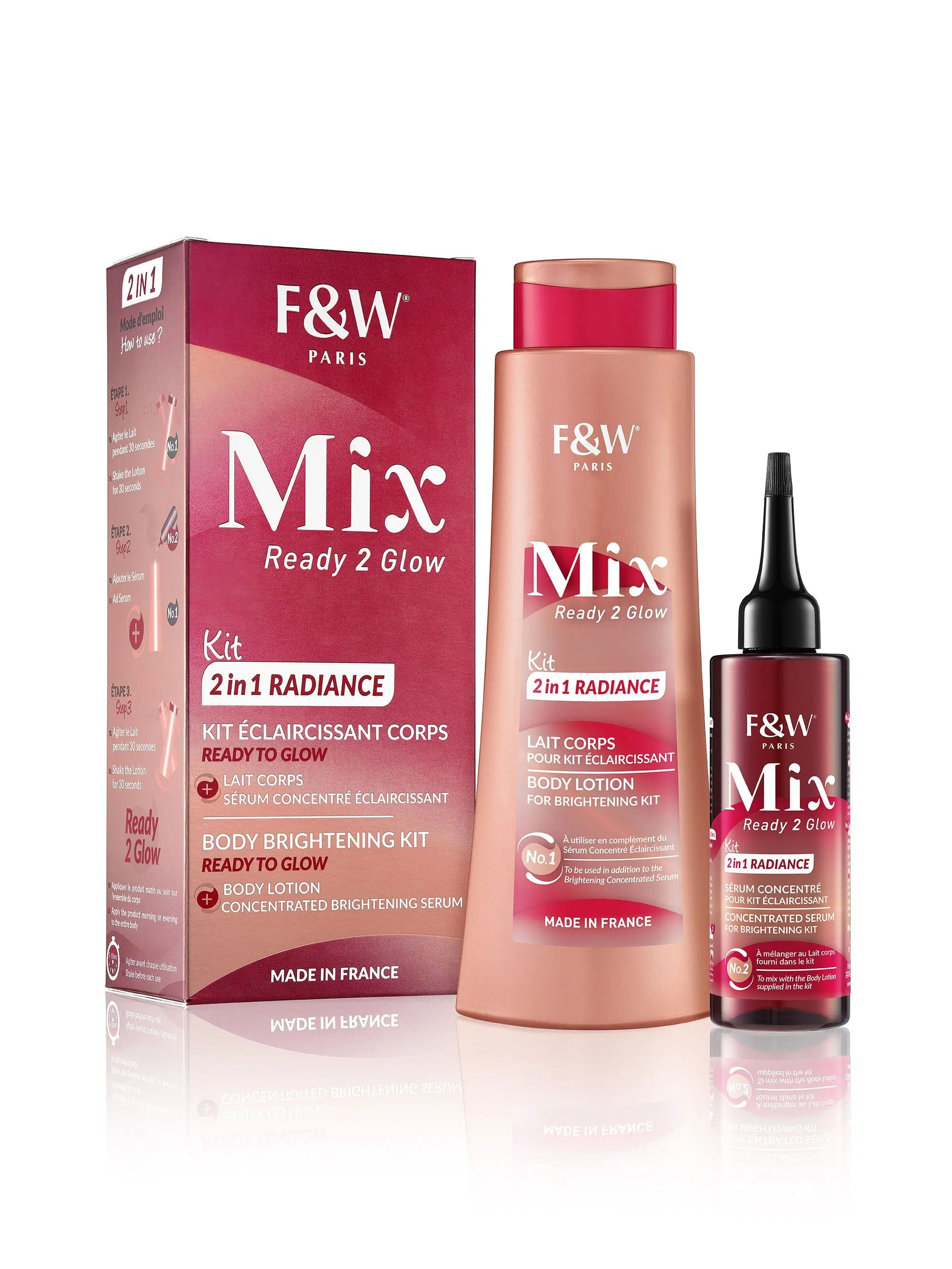 Kit para aclarar el cuerpo 2 en 1 - Radiance | Mezcla