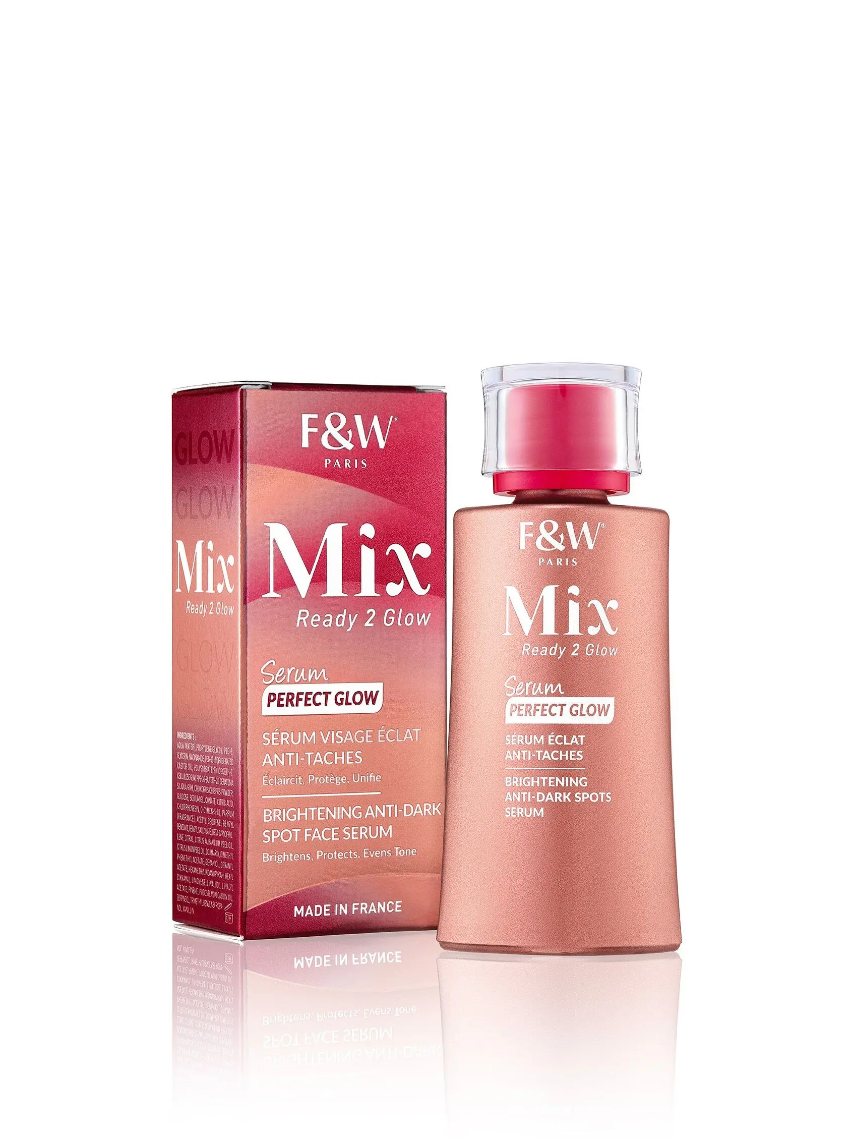 Suero facial radiante antimanchas - Brillo perfecto | Mezcla