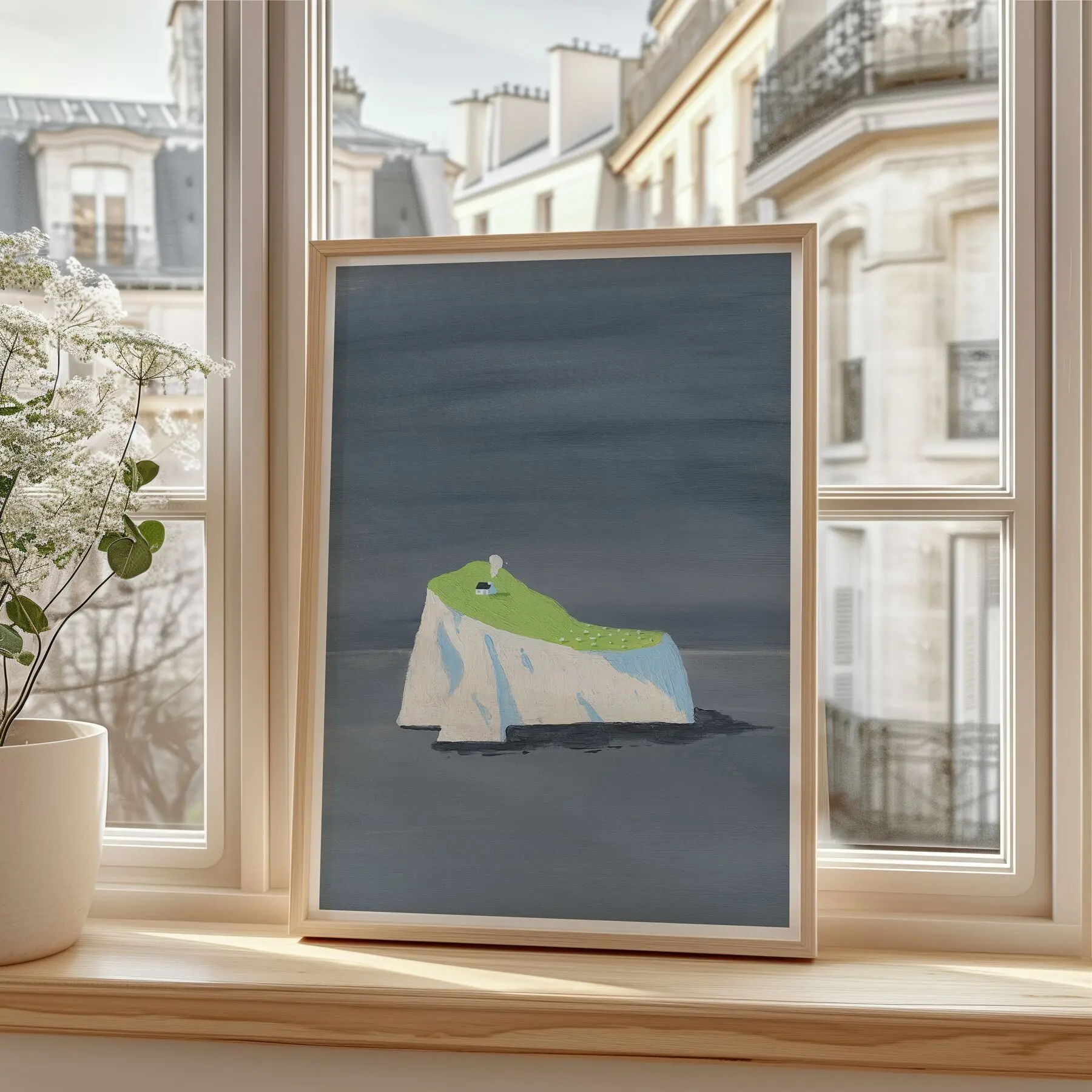 Poster 30x40cm - Sheep Island - Giclee print