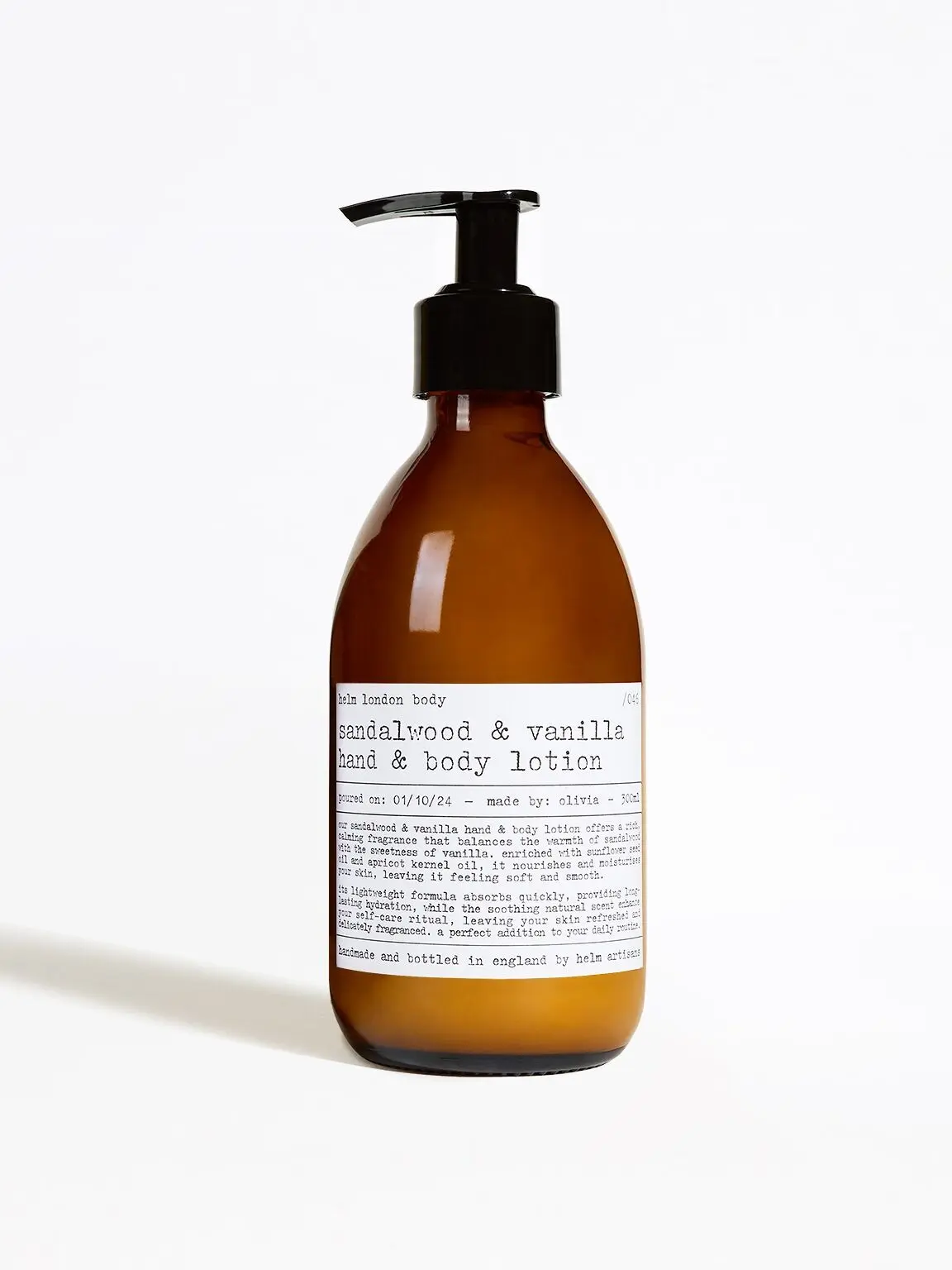 Hand- und Körperlotion mit Sandelholz und Vanille – 300 ml