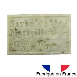 Marseille soap with organic olive oil - Seaweed fragrance - 125g