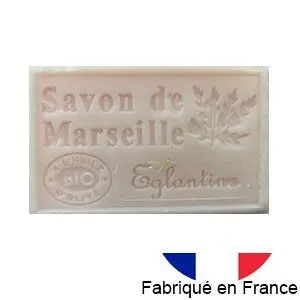 Marseille soap with organic olive oil - Rosehip fragrance - 125g