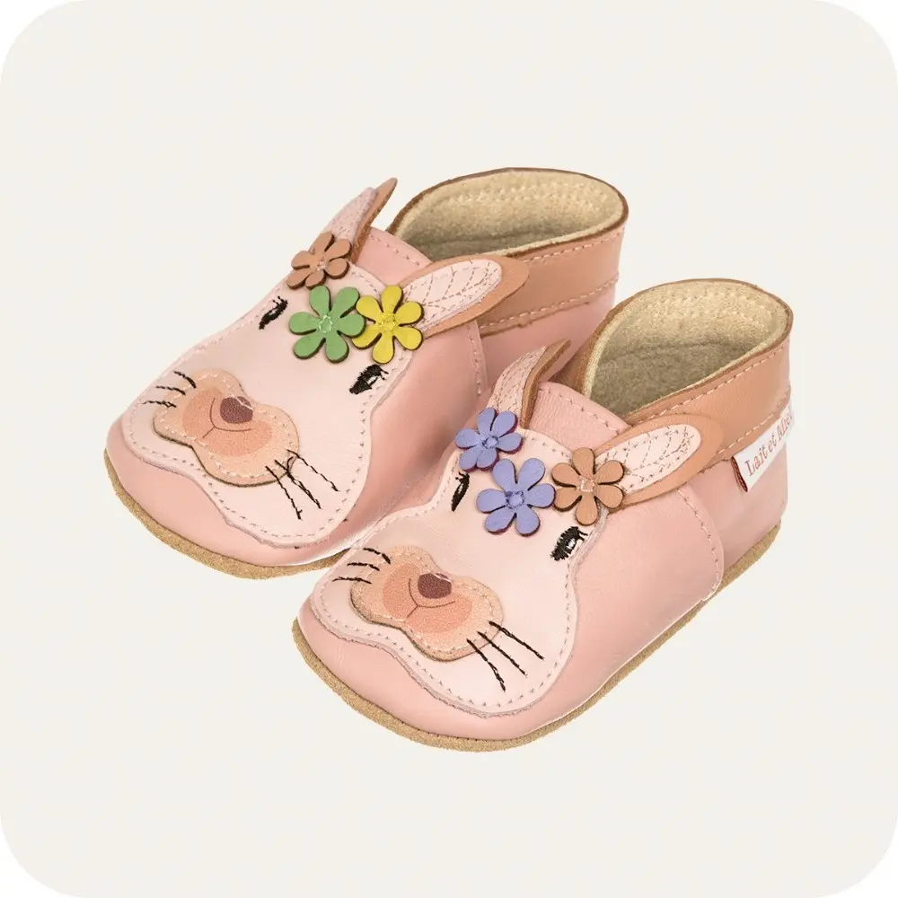 Lapine-Slipper aus extraweichem Leder