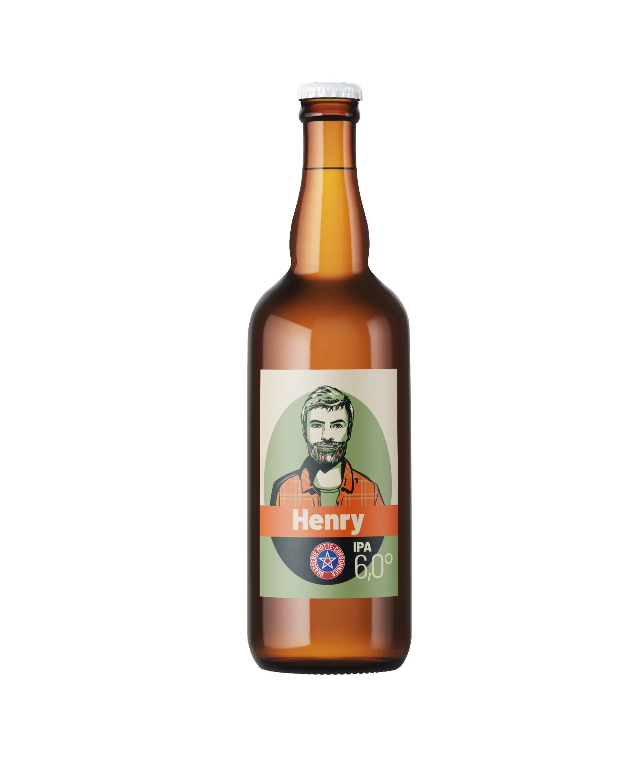 Bier Indian Pale Ale Henry 6° 75cl