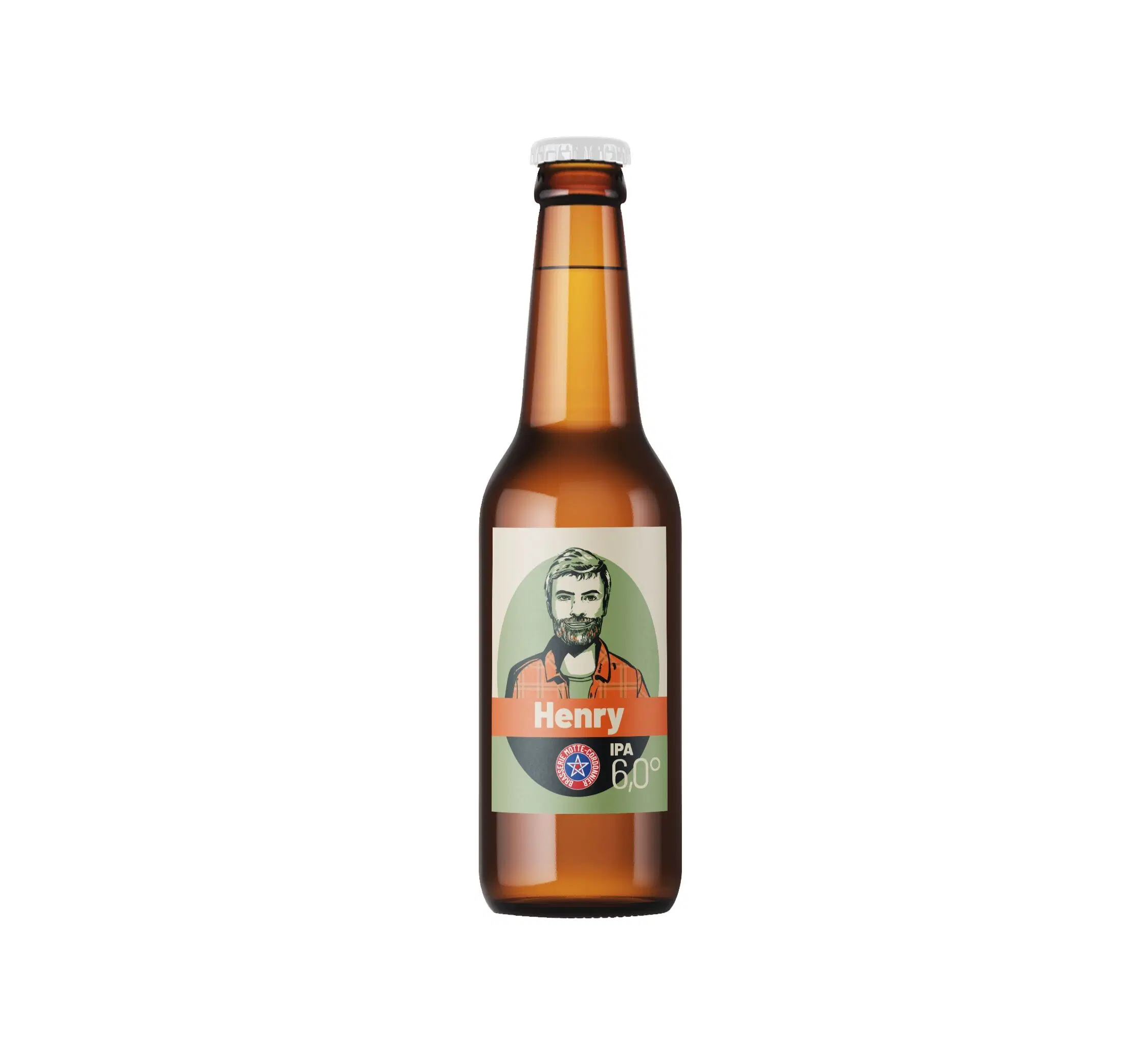 Bier Indian Pale Ale Henry 6° 33cl