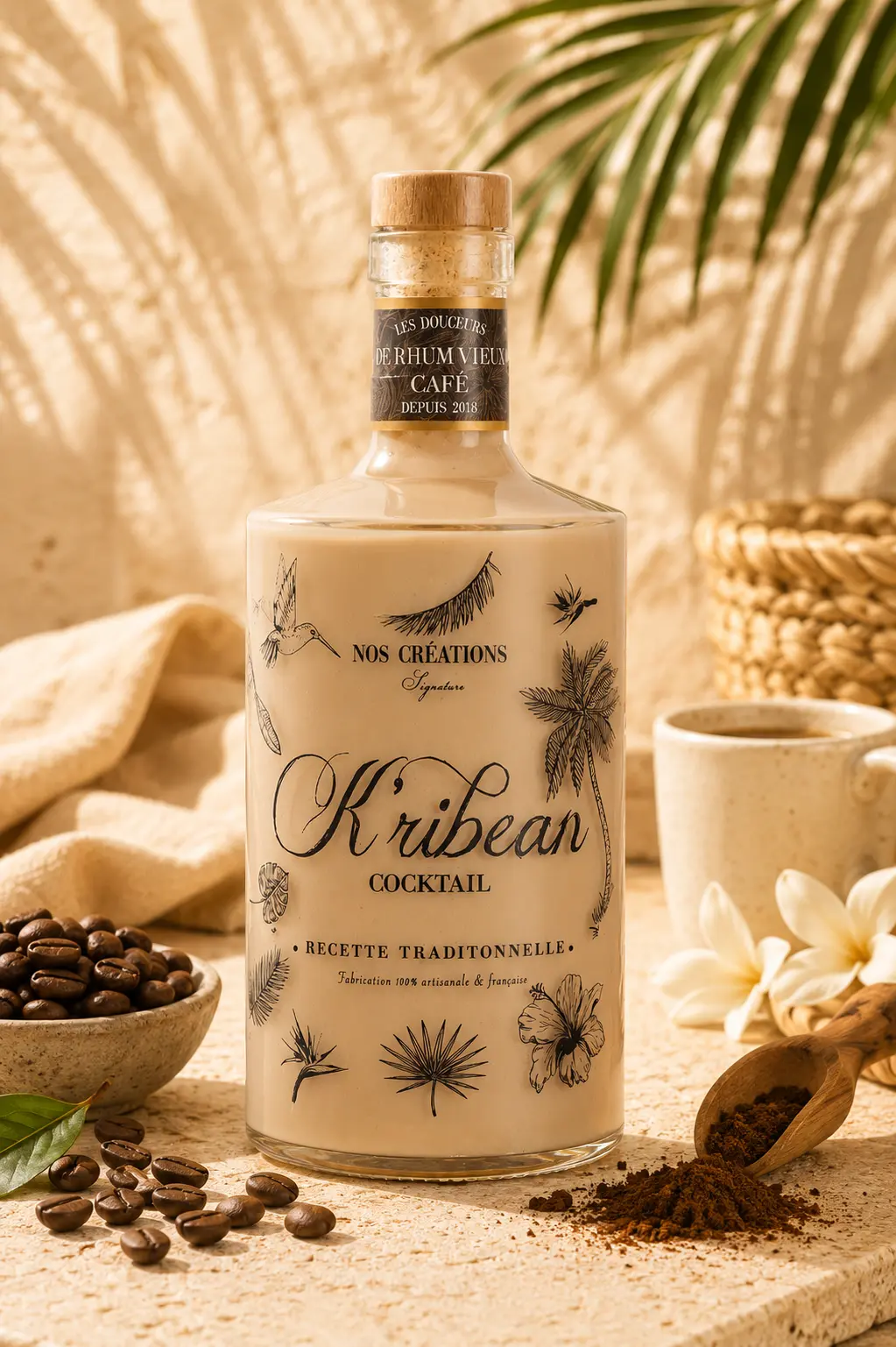 K'RIBEAN COCKTAIL - Old Coffee Rum Cream
