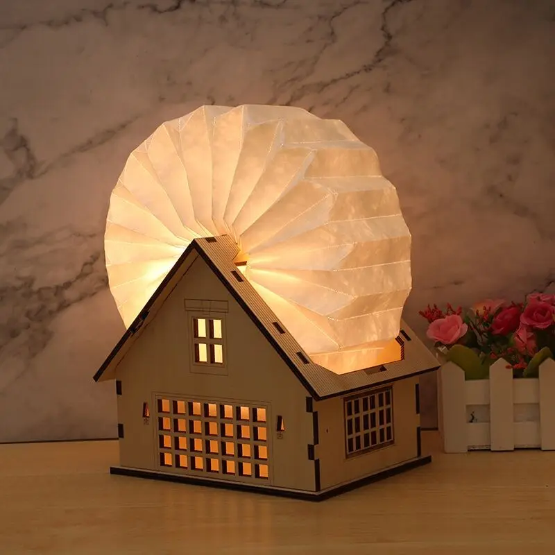 Hauslampe – Ahornholz, LED