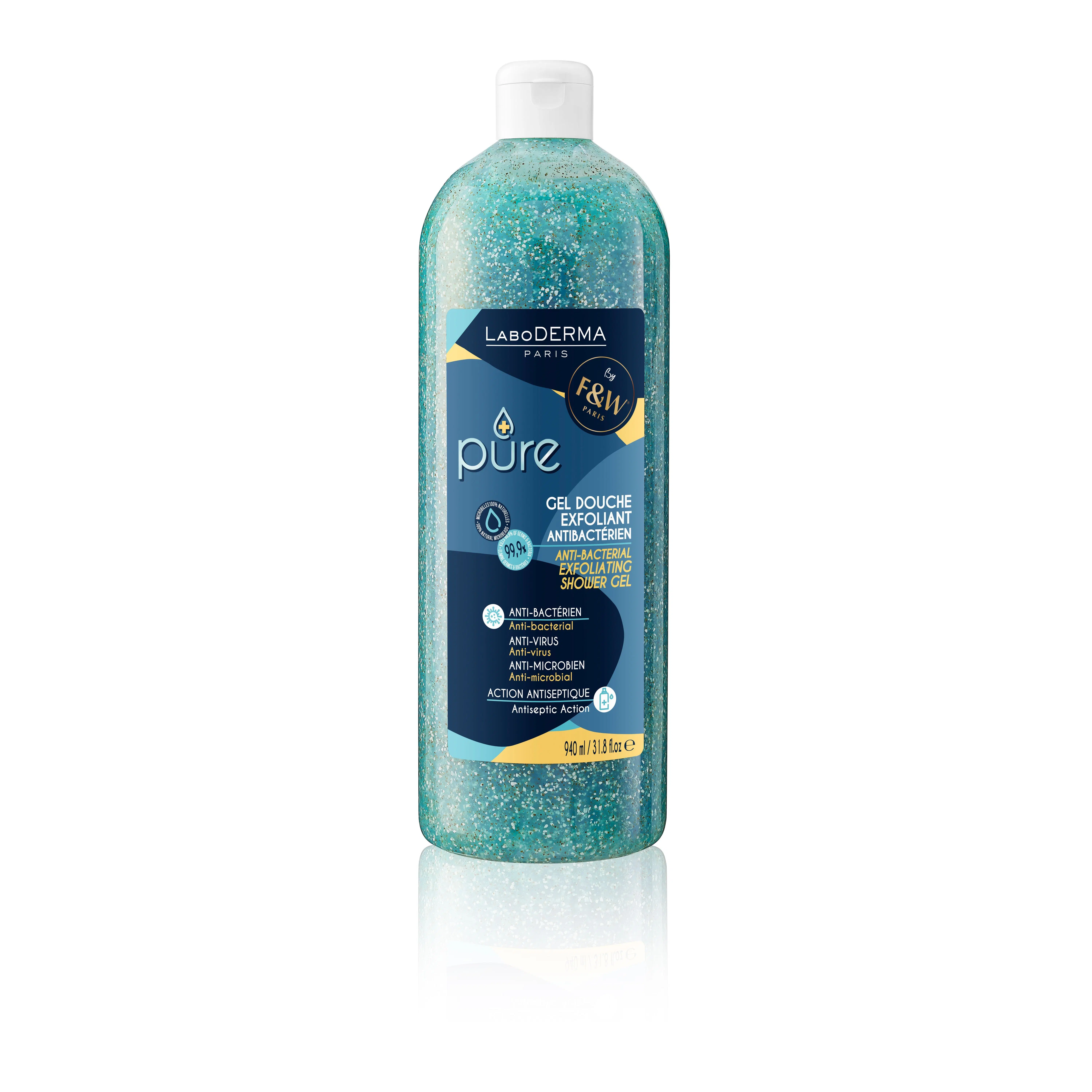 Gel de ducha exfoliante Skin Defense | LABORATORIO DERMA PURO