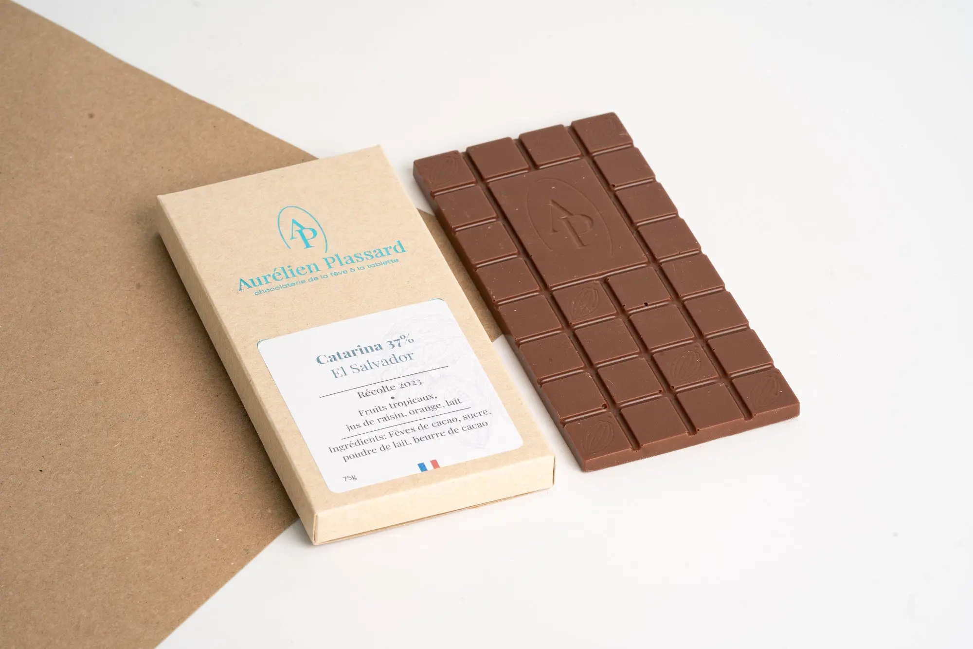 Tablette chocolat lait CATARINA 37% de cacao – El Salvador