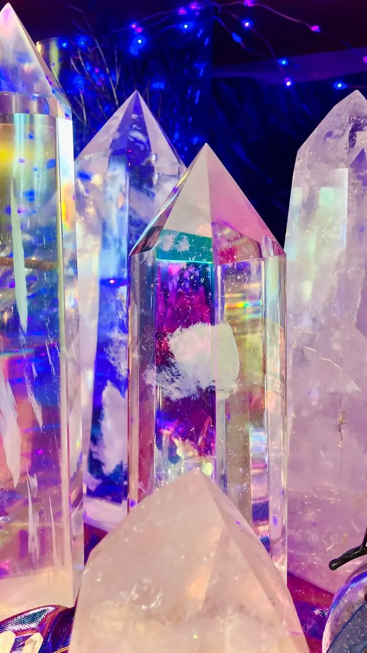 Punktaltar Obelisk Glas Aura heilige Geometrie Kristall