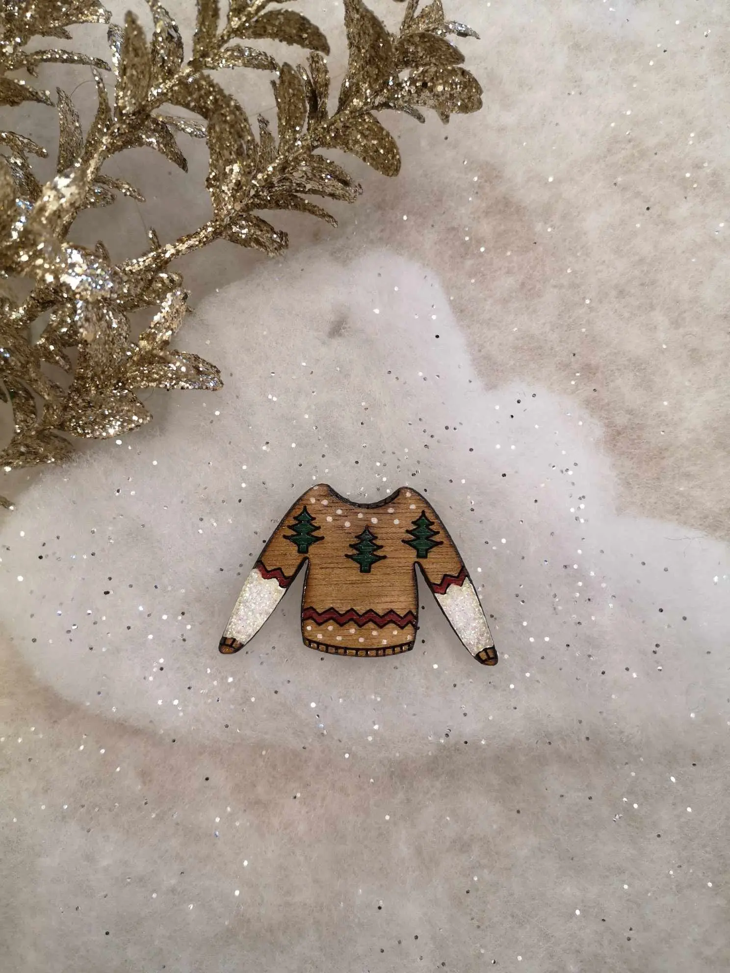 Christmas Sweater Brooch