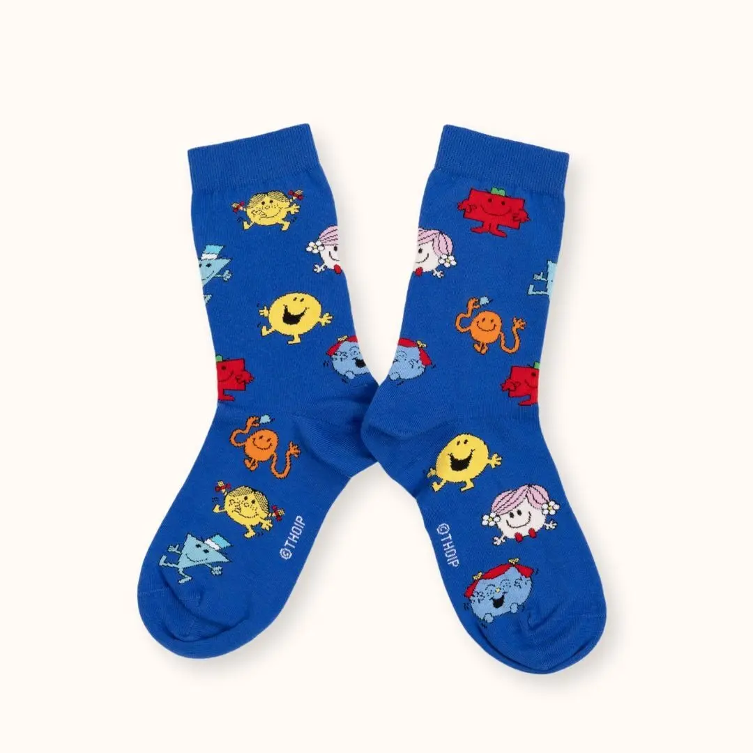 Mr. Men and Little Miss Socks - Family Blue