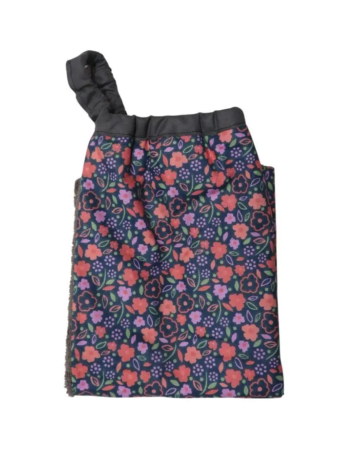 Elastic bib towel Night flowers