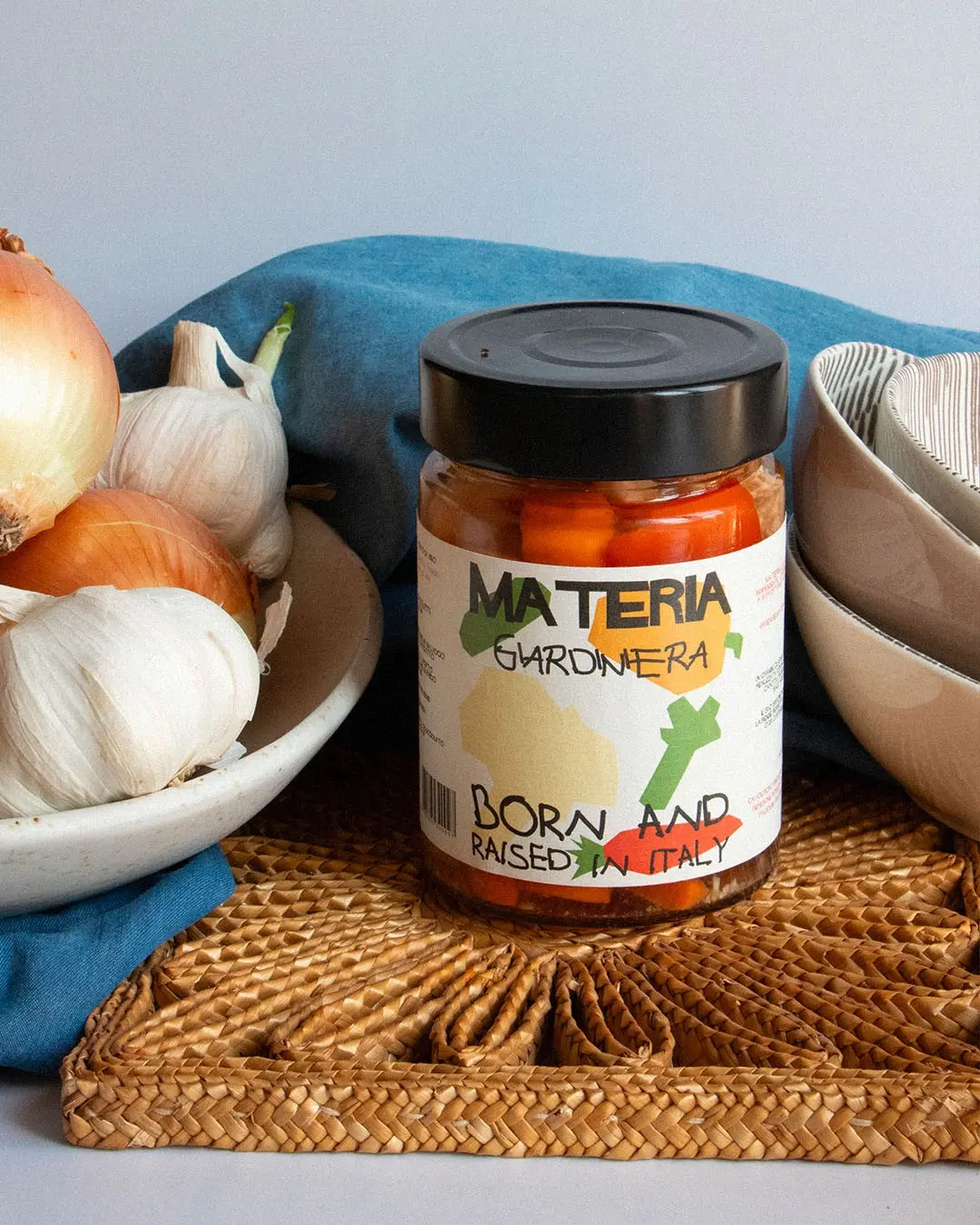 Hand-Cut Giardiniera in Wine Vinegar (300g)
