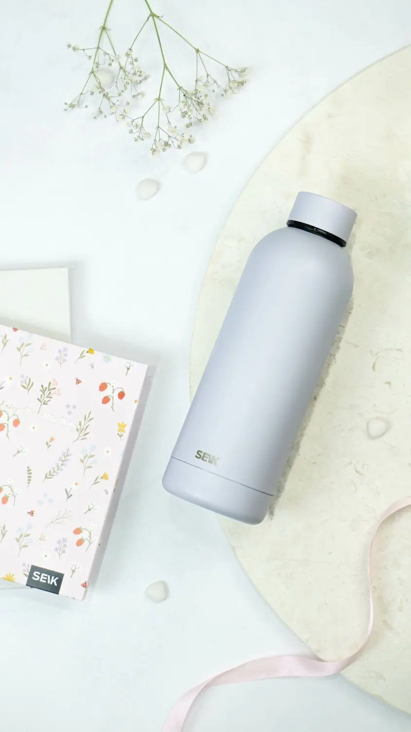 Water Bottle/Thermos - violet 500ml