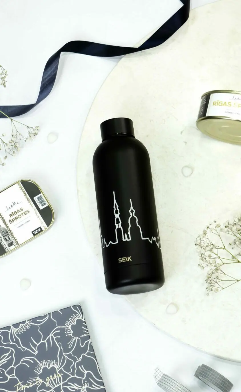 Water Bottle/Thermos - Riga skyline 500ml