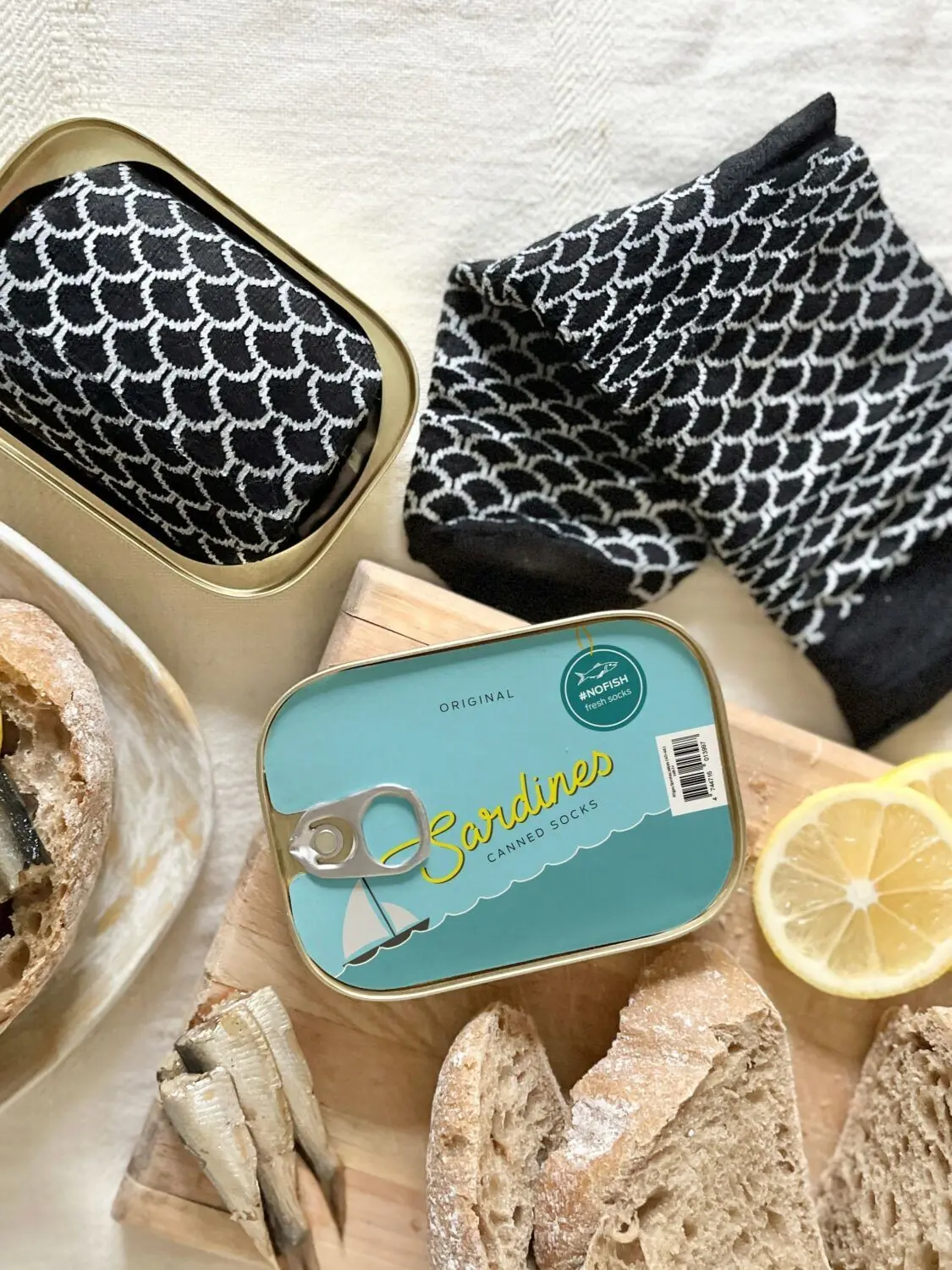 Sardines Canned Fish Socks (Unisex Sizes 35-46)