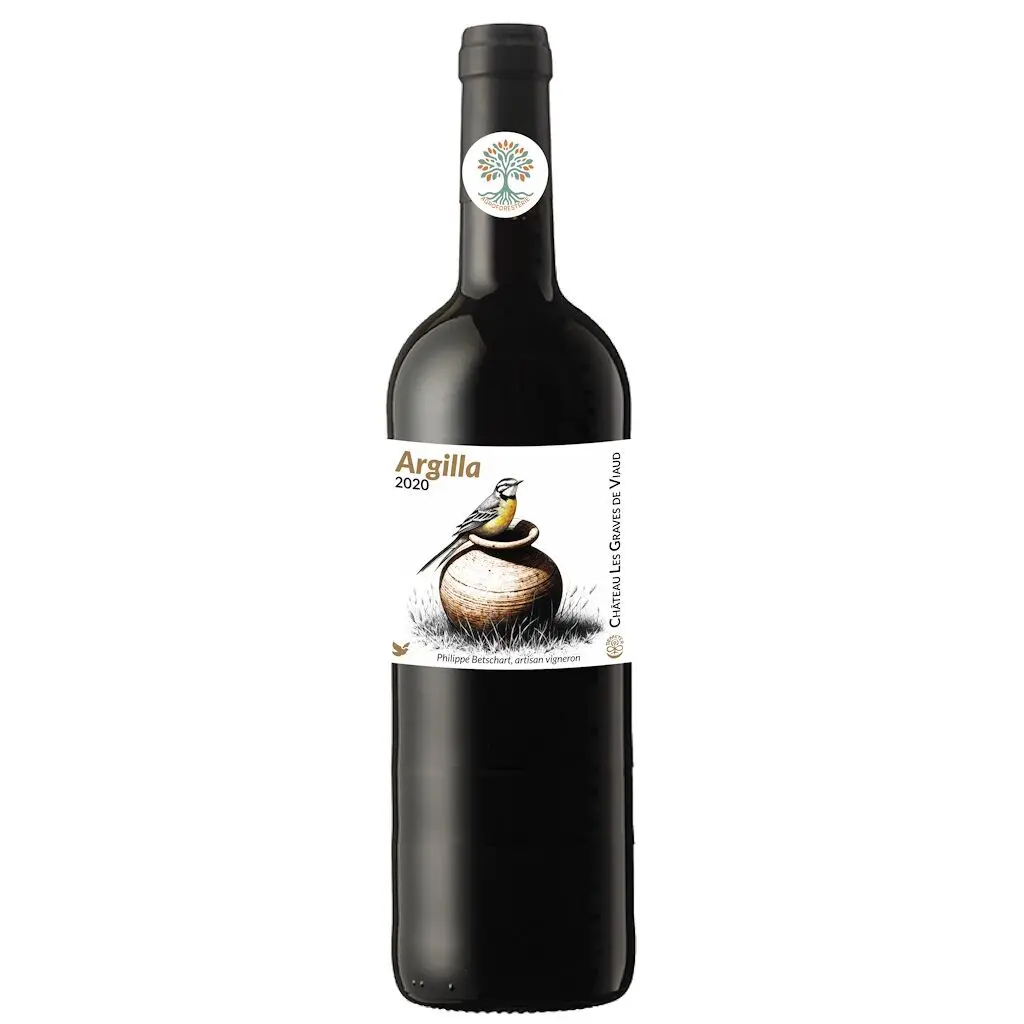 Chateau Les Graves de Viaud, Argila 2020, Vin Bio, AOC Côtes de Bourg, Vin en biodynamie