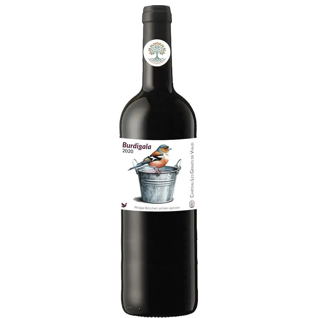 Chateau Les Graves de Viaud, Burdigala 2020, Vin Bio, AOC Côtes de Bourg, Vin en biodynamie