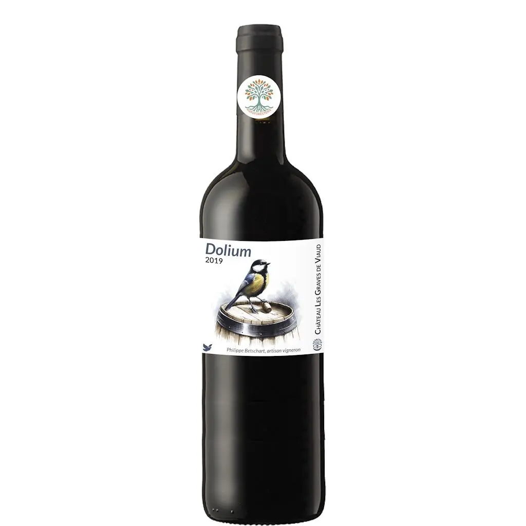 Chateau Les Graves de Viaud, Dolium 2019, Vin Bio, AOC Côtes de Bourg, Vin en biodynamie