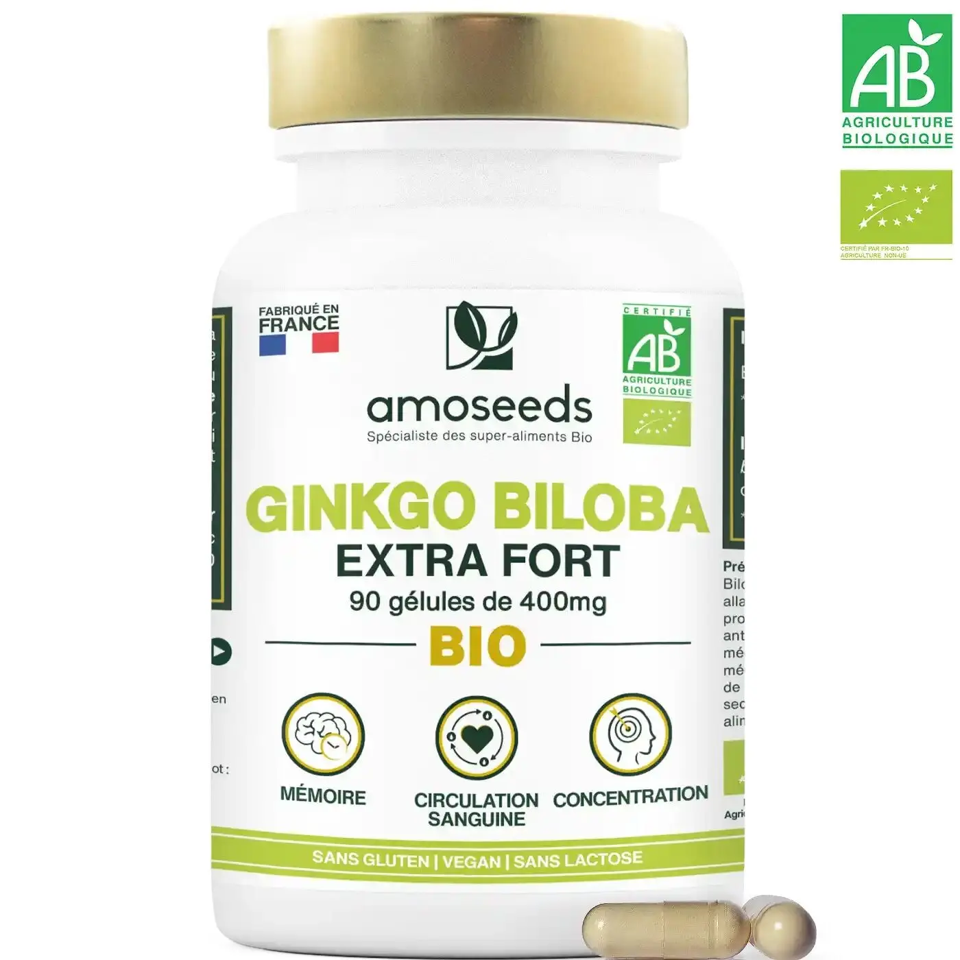 Bio-Ginkgo Biloba, extra stark | 90 Kapseln