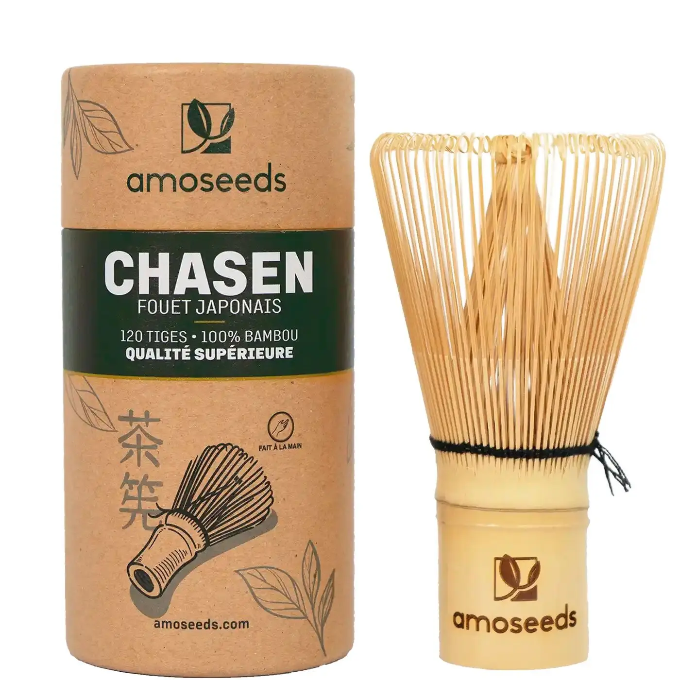 Bambus-Matcha-Schneebesen | Chasen 120 Ruten