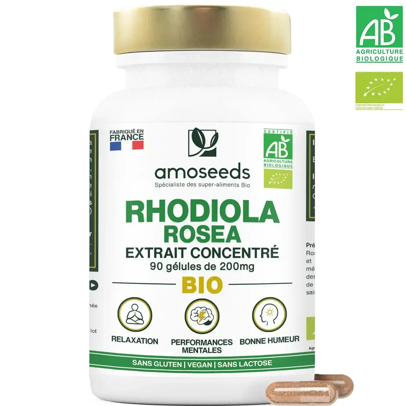 Rhodiola Rosea Bio | 90 Kapseln