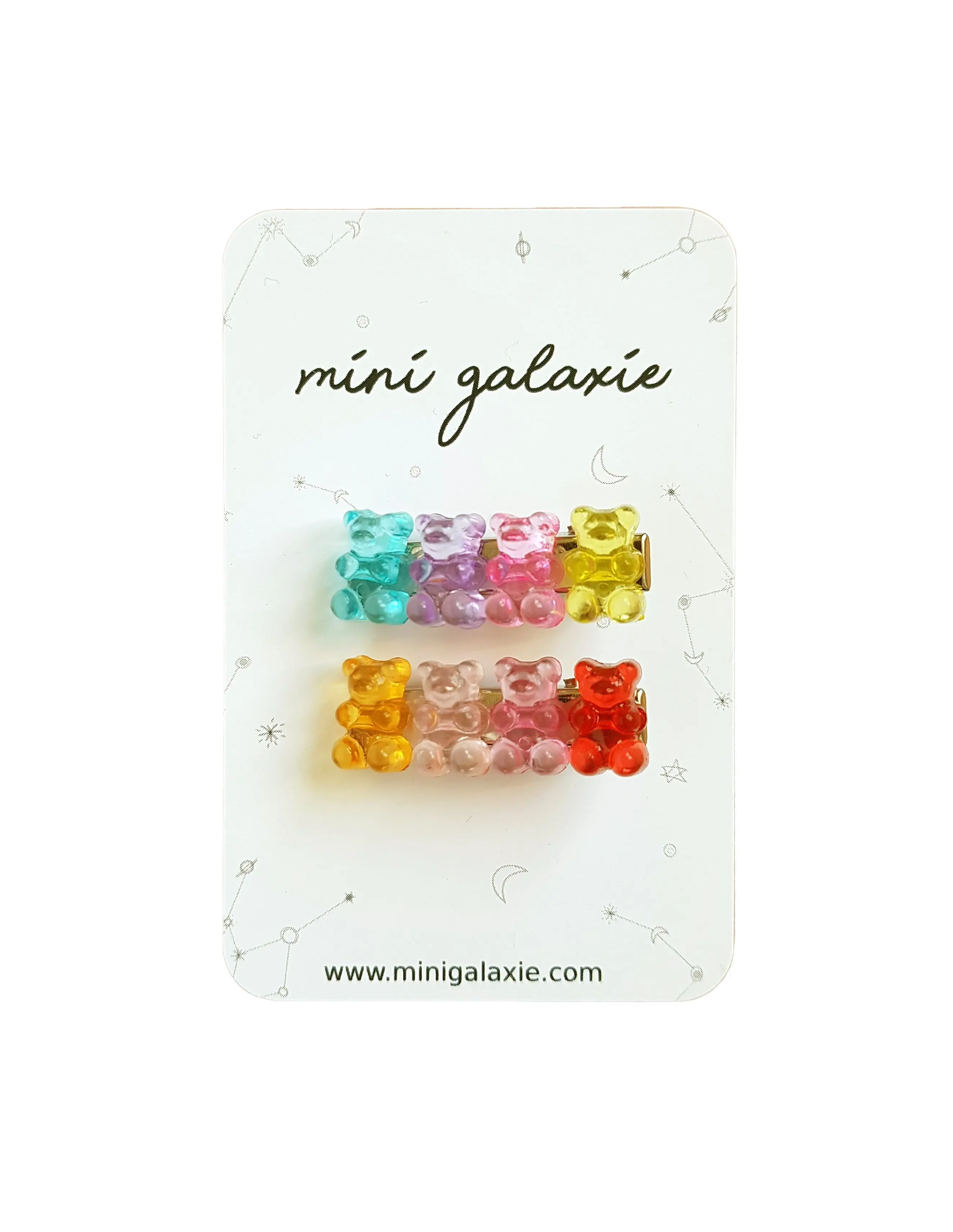 Set aus zwei bunten Marshmallow-Bärchenriegeln 🌈