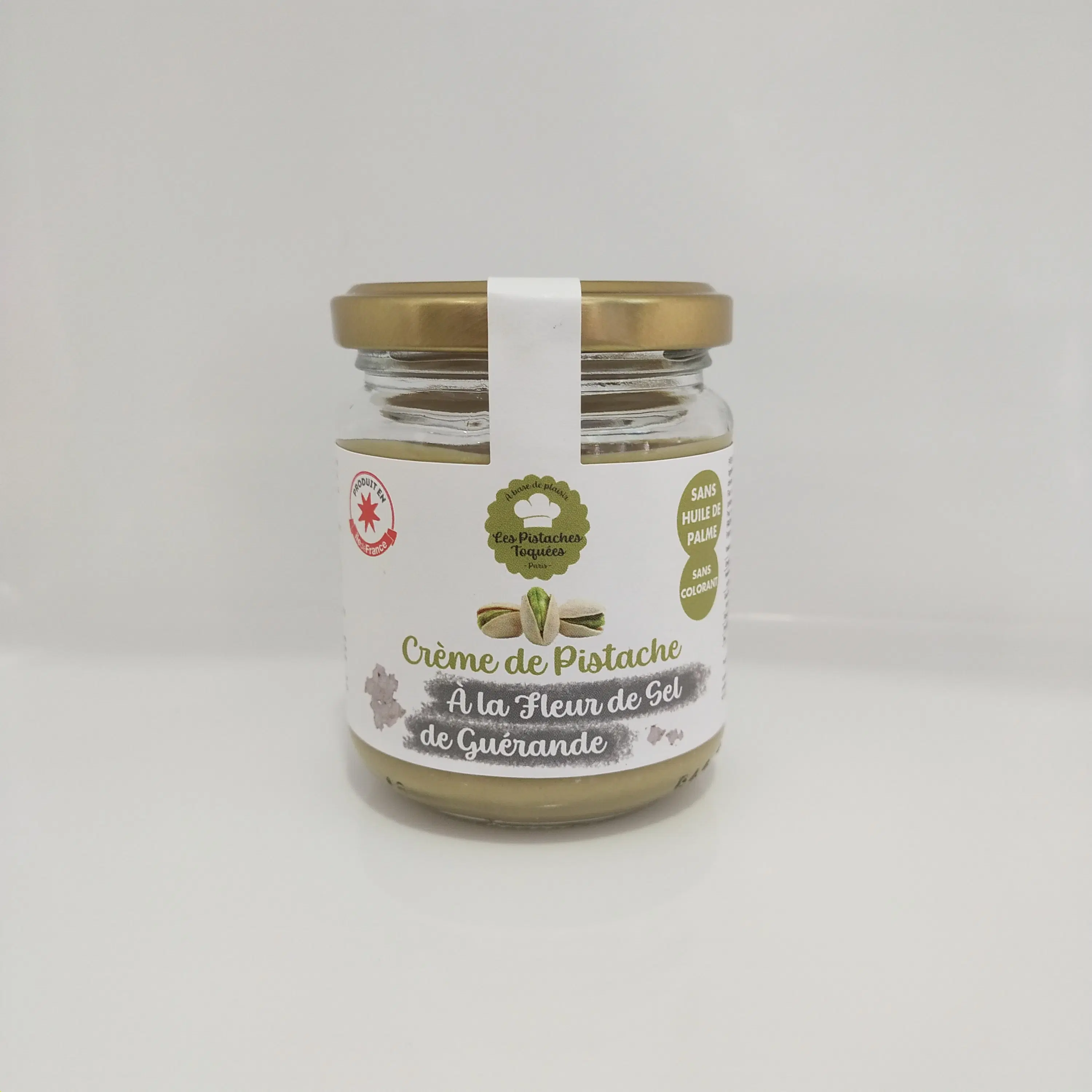 Pistachio Cream Spread with Guérande Fleur de Sel 12 x 190g