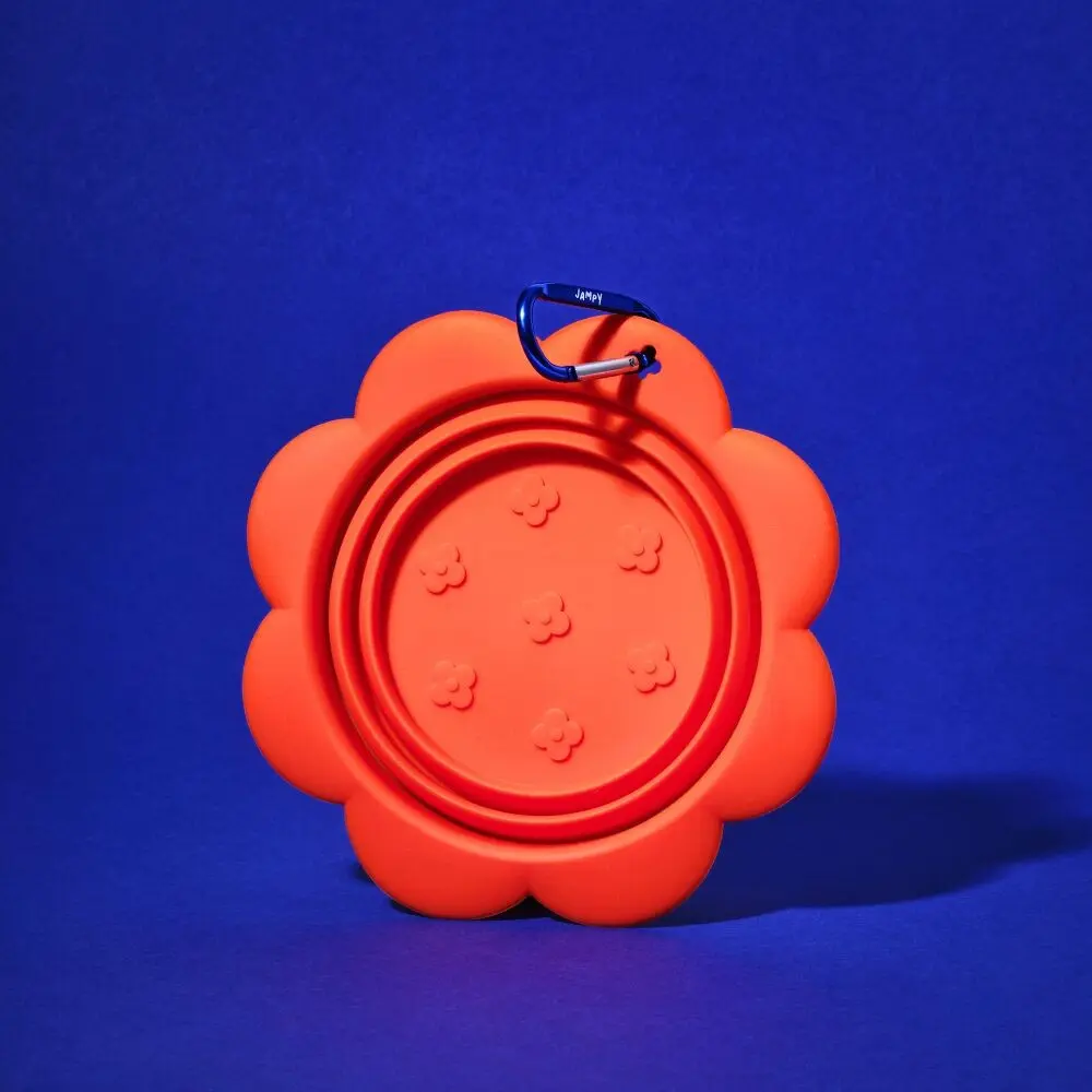 Flower Bowl - Silicone Collapsible Travel Bowl for Dogs