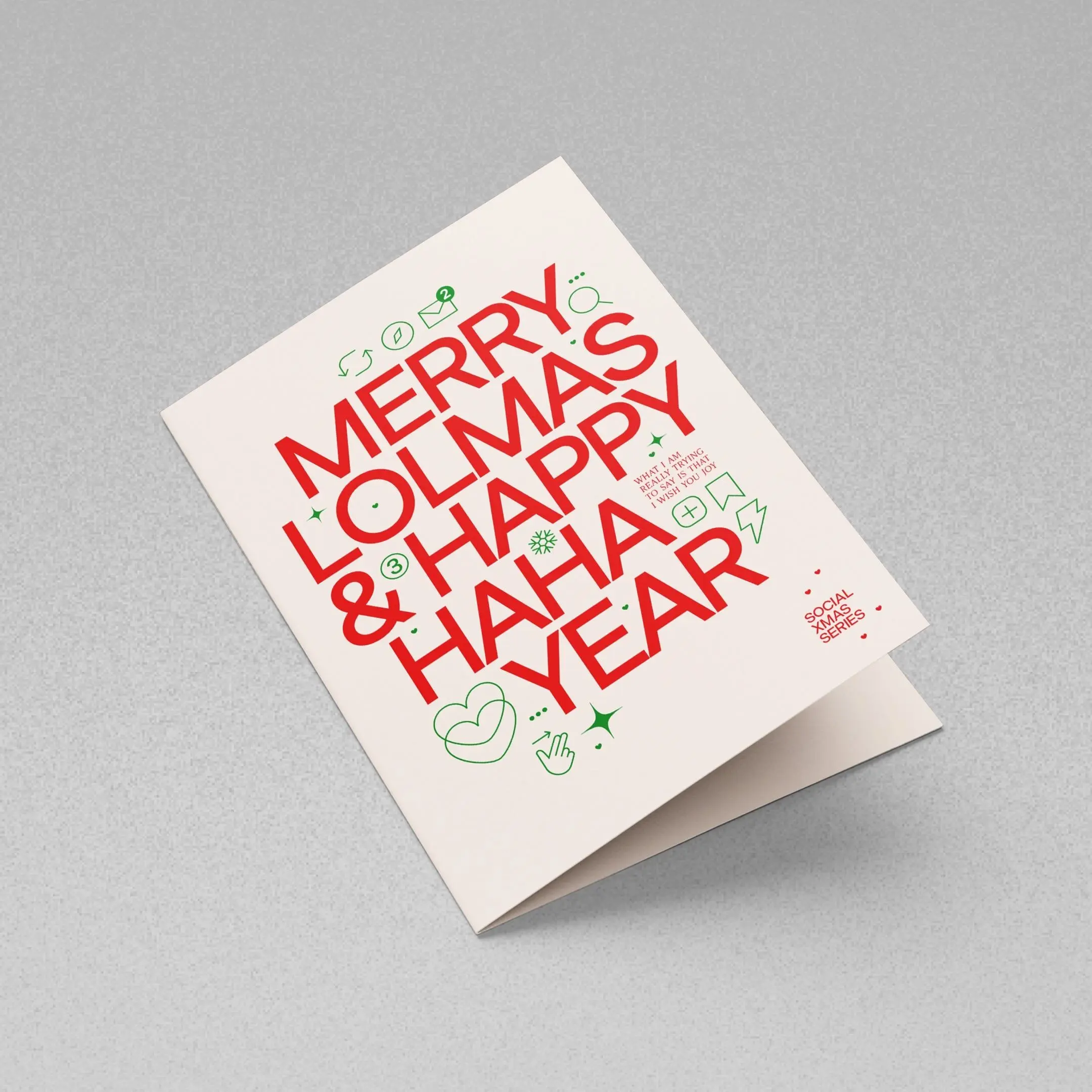 SOCIAL XMAS OTHERCARDS — Greeting Cards