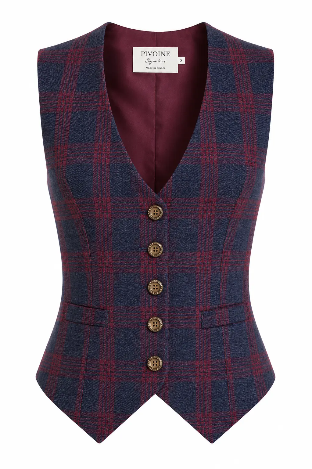 Veston Académia Bleu Marine/Bordeaux
