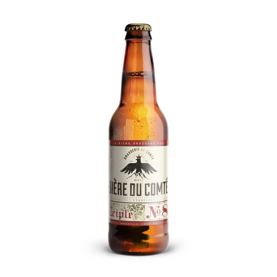 Beer N°8 Triple Bio from Mercantour - 33cl bottle