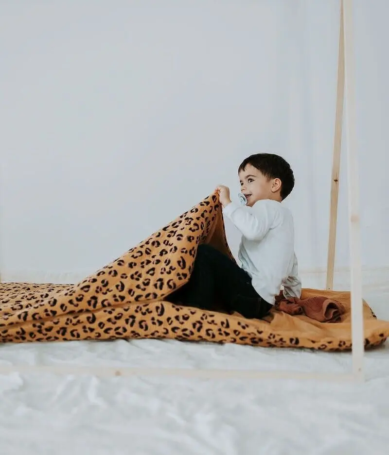 Leopard sleeping bag