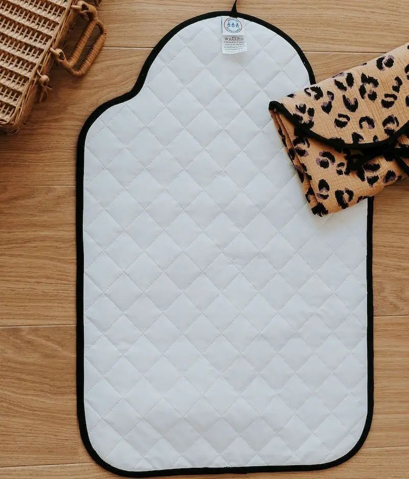 Leopard changing mat