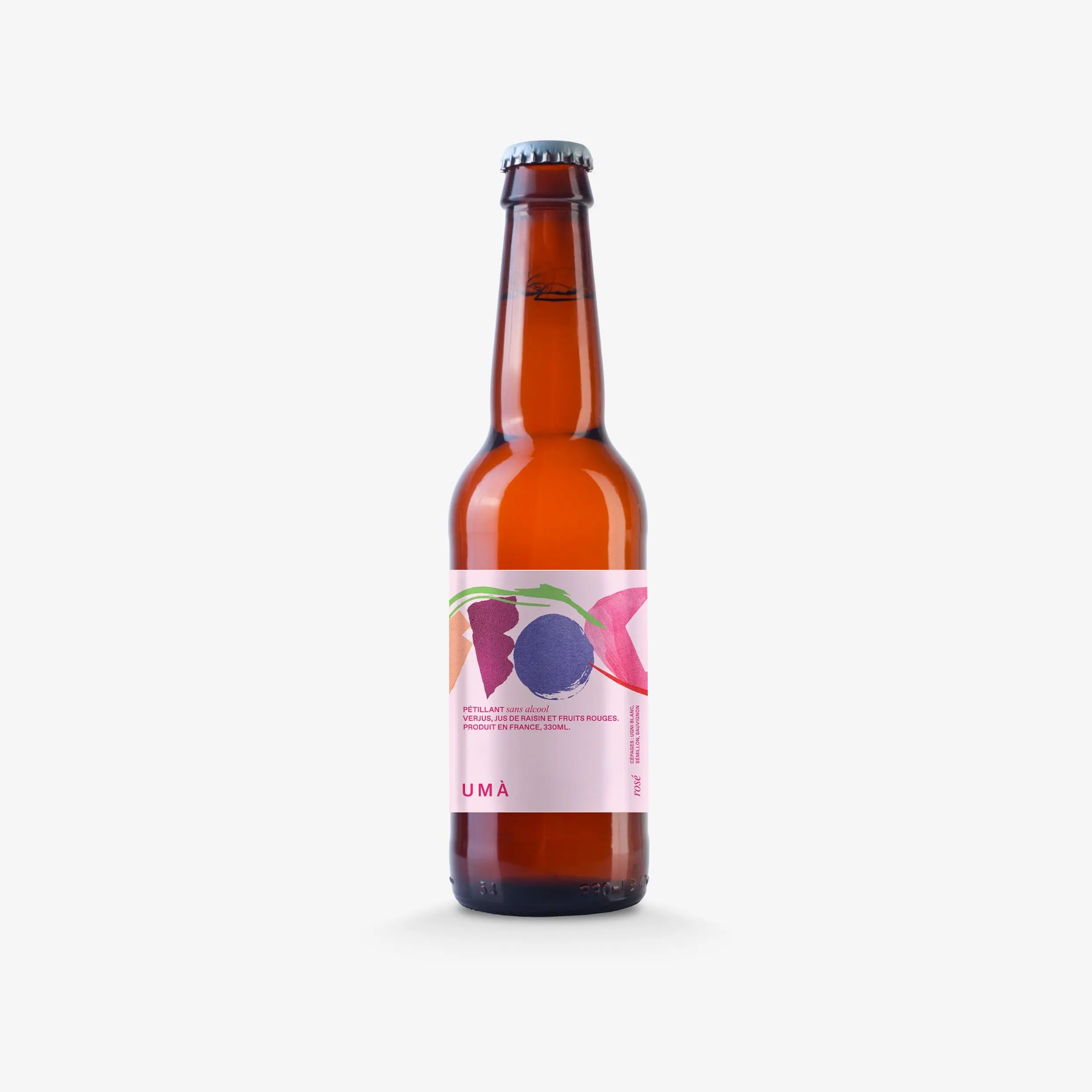 „Pet’Nat‘“ Rosé ohne Alkohol – 12x33cl
