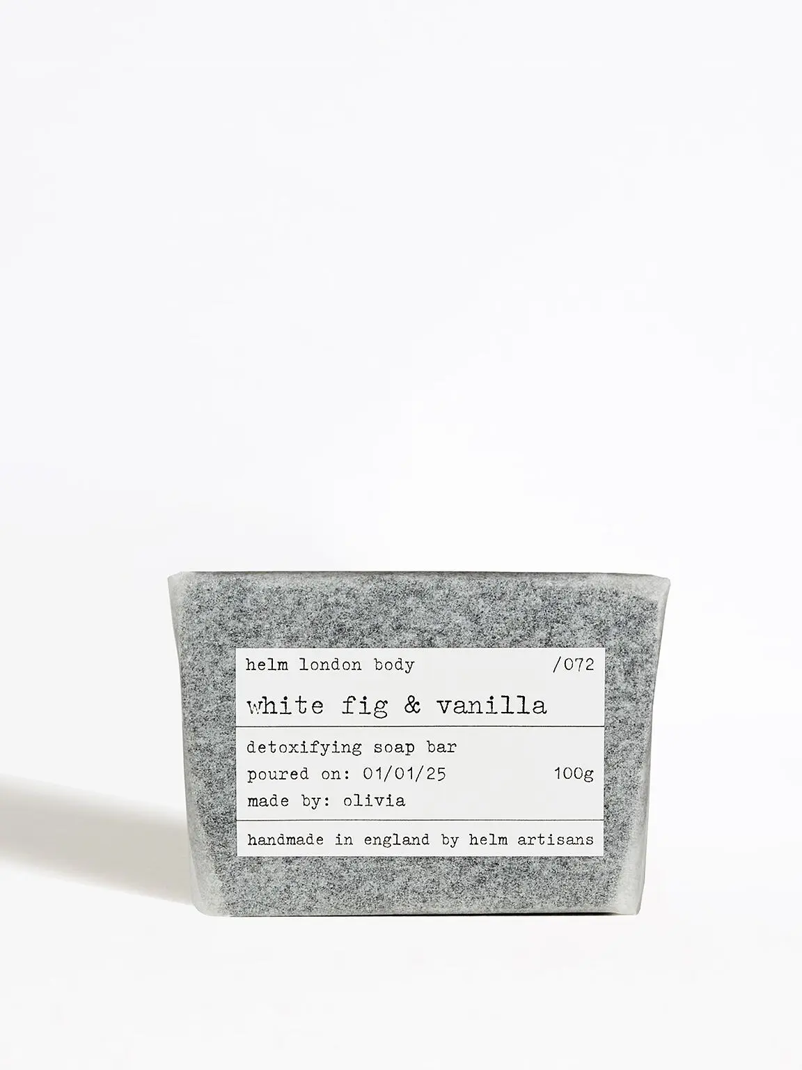 Entgiftende Seife mit weißer Feige und Vanille – 100 g