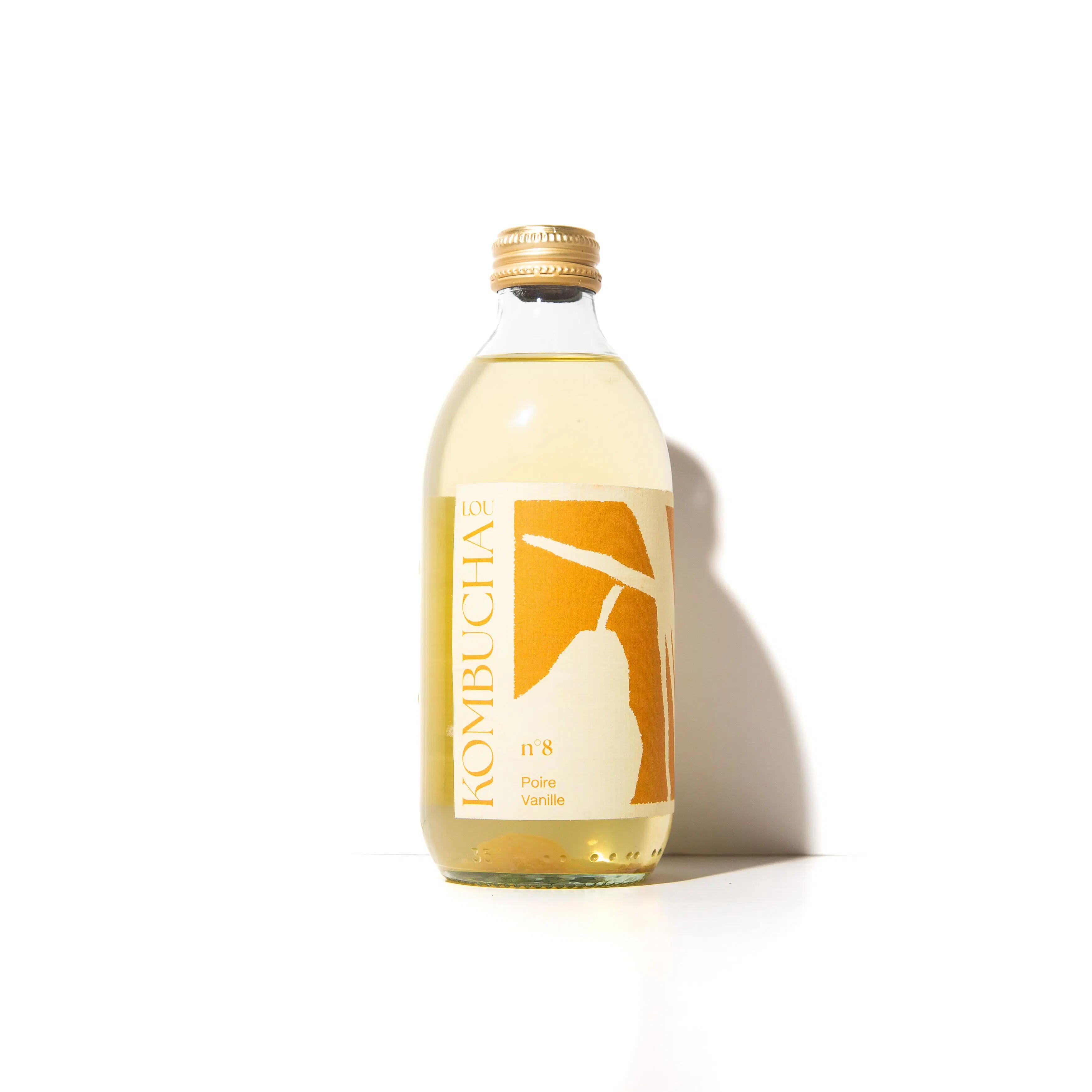 Lou Kombucha n°8  -  Poire, Vanille 50cl